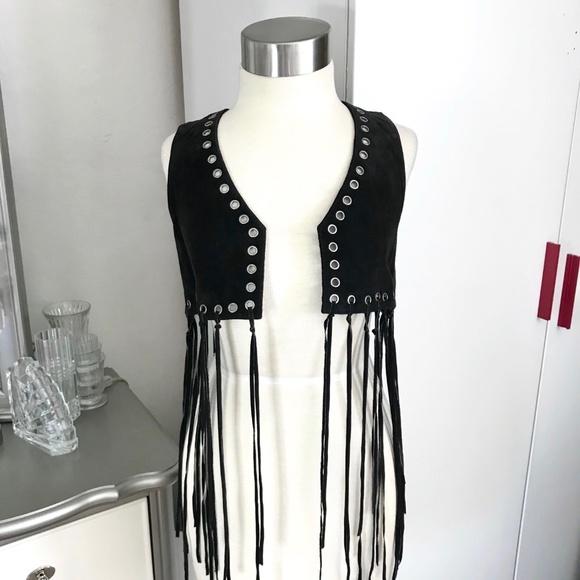 Forever 21 Jacket Vest Leather Suede XS - Picture 1 of 5